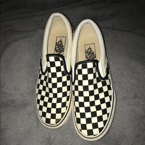 Platform Checkered Vans